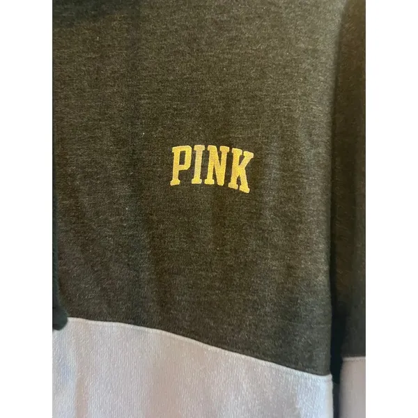 PINK - Victoria's Secret Pullover high neck sweater Love Pink Gray purple - Image 2