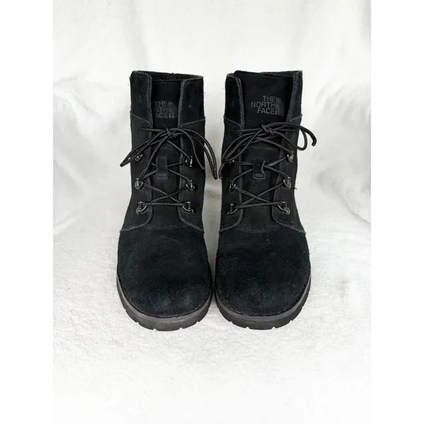 The North Face Ballard Lace II Suede Boots Black Combat Womens 8.5 - Image 2