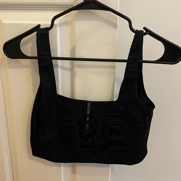 Anthropologie seamless lace up bralette Size S/M - Image 3