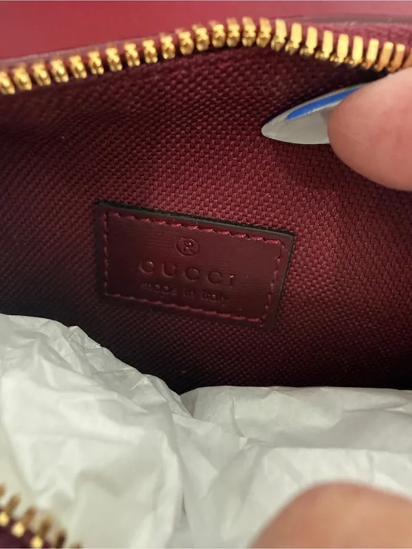 Gucci Cosmetic Zippered Bag - Image 6