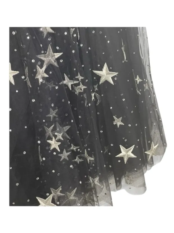 new Sherri Hill ★ 51505 ★ Off the Shoulder Tulle A Line Cocktail Dress ★ Black 4 - Image 7