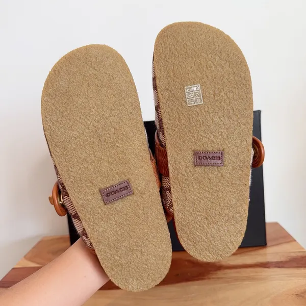 NWT Coach Blake Clog In Signature Textile Jacquard size US5 - Image 3