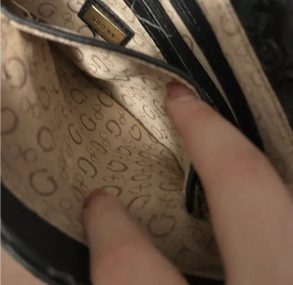 GUESS Embossed Crossbody Bag - Image 7