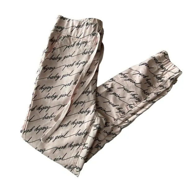 Capri Jean Pink Baby Girl Joggers - Image 6