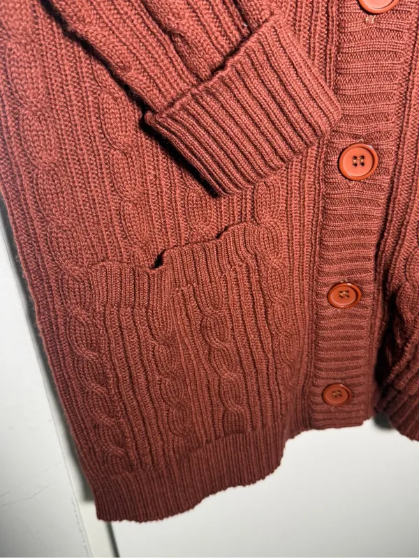 The Emporium Women's Cable Knit Button - Image 4