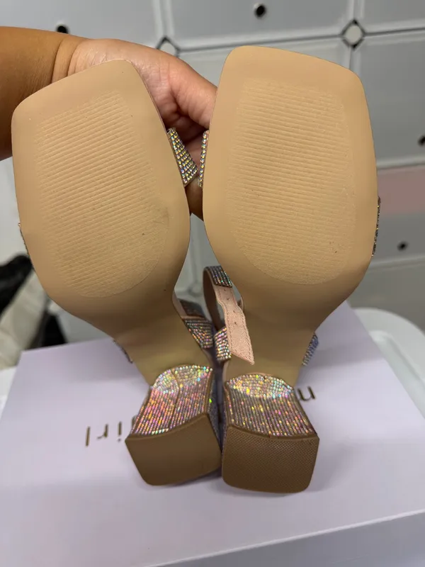 Madden Girl Rhinestone Heels - Image 6