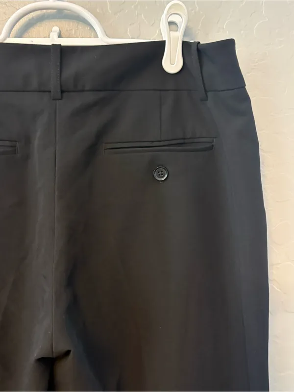 Express editor black wide leg dress pants size 6 - Image 11