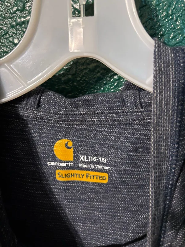 Carhartt Blue Slightly Fitted Lightweight Hoodie Size XL - Image 2