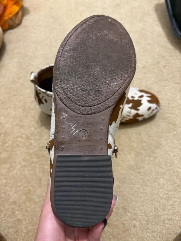 cow boots Brown Size 7.5 - Image 2