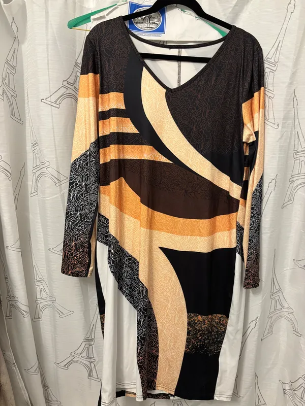 Nylon Boho dress Multiple Size L - Image 3