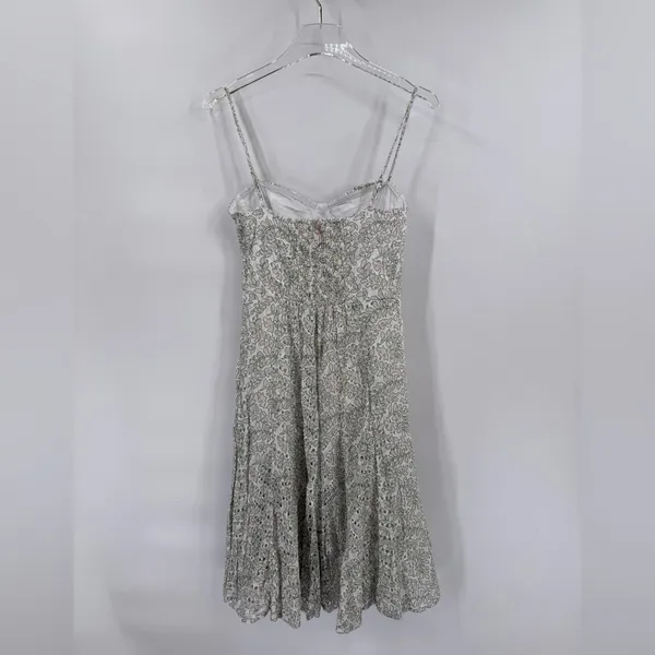 MISA pink and green‎ eyelet mini dress size xs - Image 2