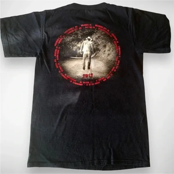 JASON ALDEAN Women's‎ 2012 Concert Tour T Shirt Black Small | EUC - Image 2