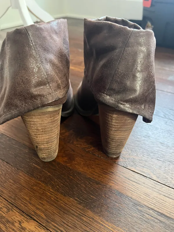 Sbicca Brown Leather Booties - Image 5