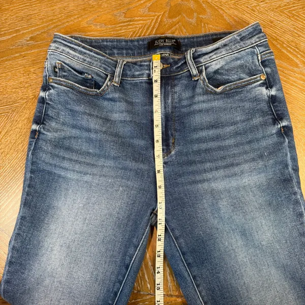 Judy Blue Georgia‎ Panel Flare Jeans Bell Bottoms Size 11/30 - Image 9