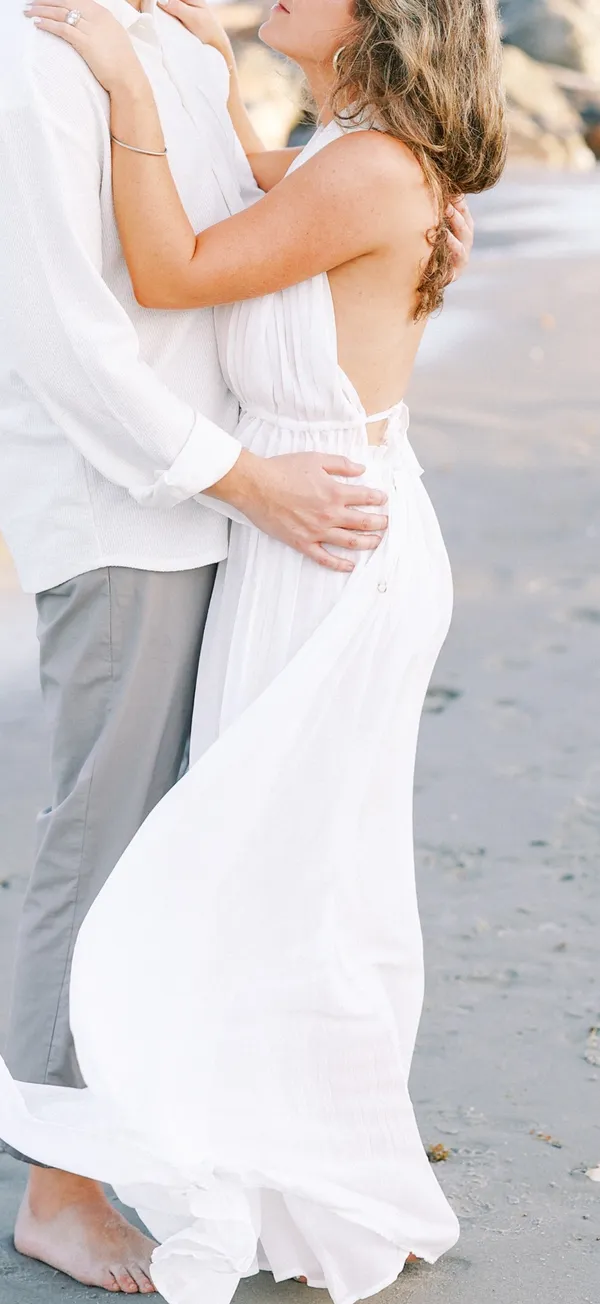 Engagement White Flowy 2 Piece Set - Image 3