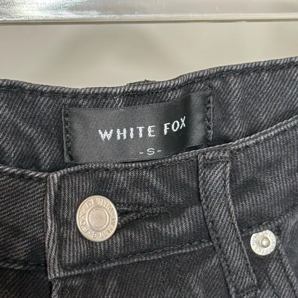 White Fox Boutique Acid Black High Rise Jeans - Image 6