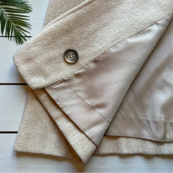 Vintage Beau Brumm Wool Coat – Size Small (Tagged 10) – Made in USA - Image 11