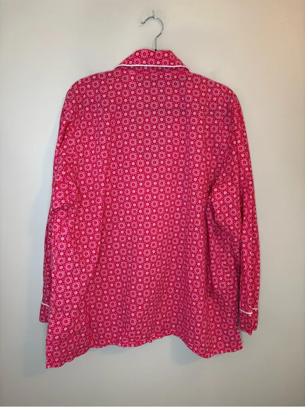 Victoria’s Secret Snowflake Holiday Cotton Pajama Set Large Christmas - Image 7