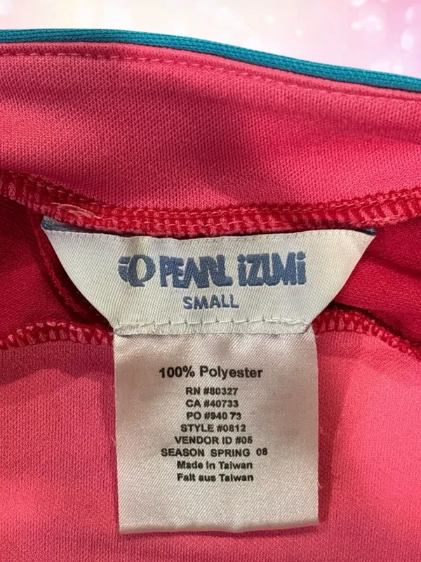 Pearl Izumi Pink Short Sleeve Cycling Jersey Top Size Small Biking Athletic - Image 2