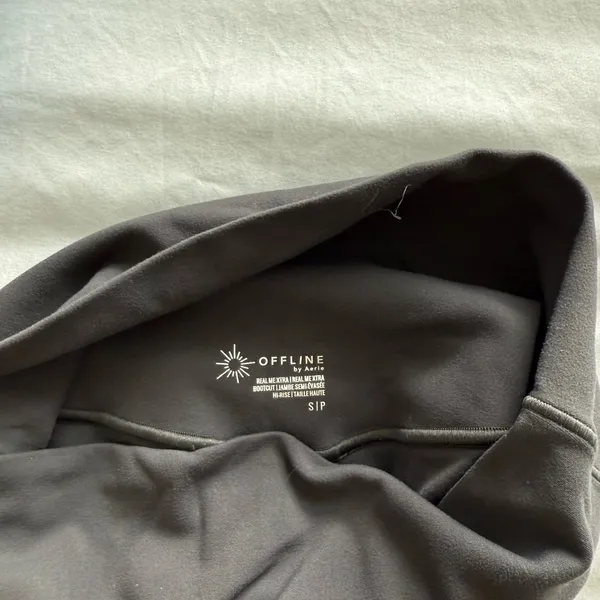 Aerie Offline Grey Flare Leggings - Image 3