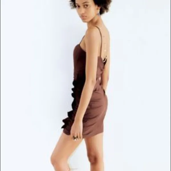 Zara DRAPED DRESS WITH JEWEL‎ CHAIN AT BACK - Image 4