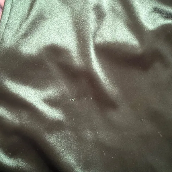 Elegant Green Satin Dress - Image 4
