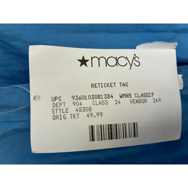 Cotton On Button Up Top Blue Women's Classic - Image 6
