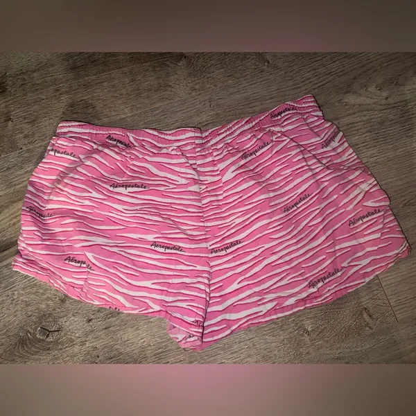 Vintage Y2K AERO Aeropostale pink short shorts M - Image 4