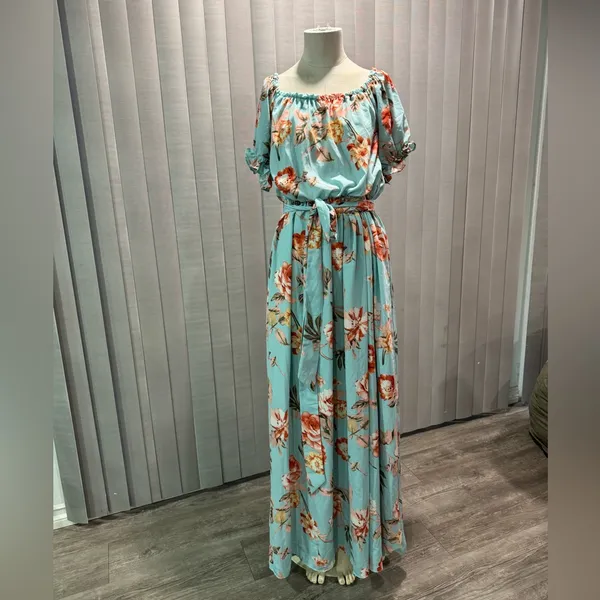 S🤍🌸AMTIOUS floral maxi dress ✨ Purple - Image 8