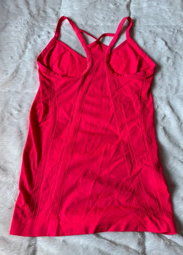 Hot Pink Athletic Tank Top - Image 4