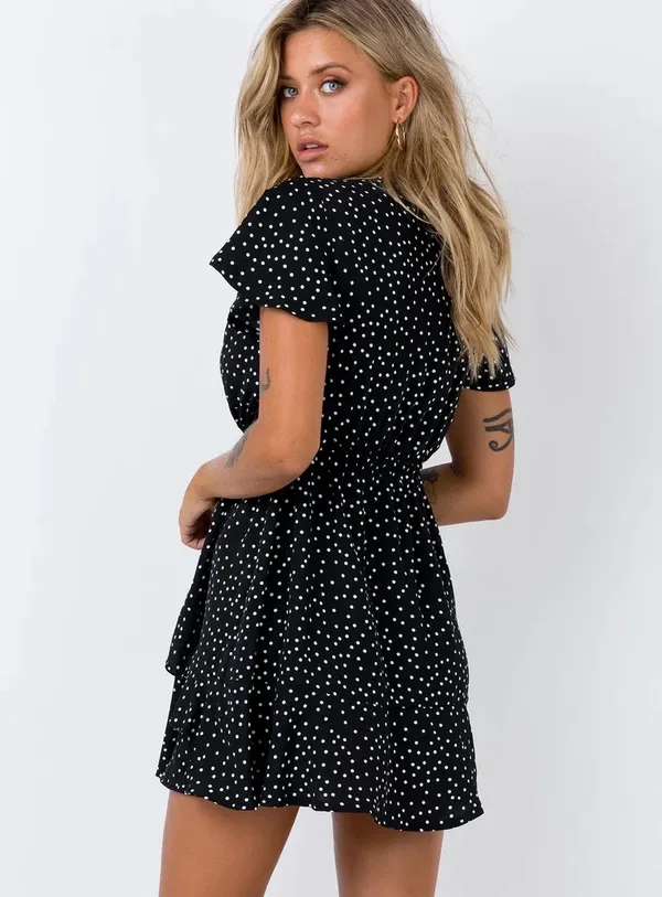 Polka dot Mini Dress - Image 2