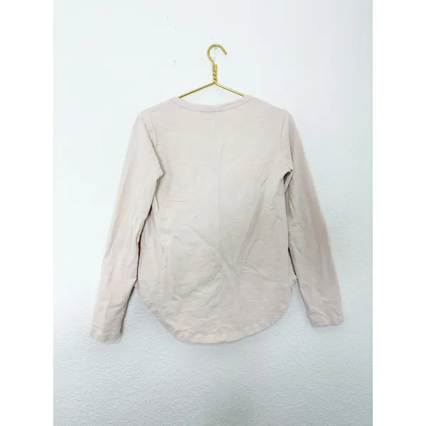 Pomander Place Tuckernuck Long Sleeve Mercer Henley Top Size Medium Oatmeal - Image 12