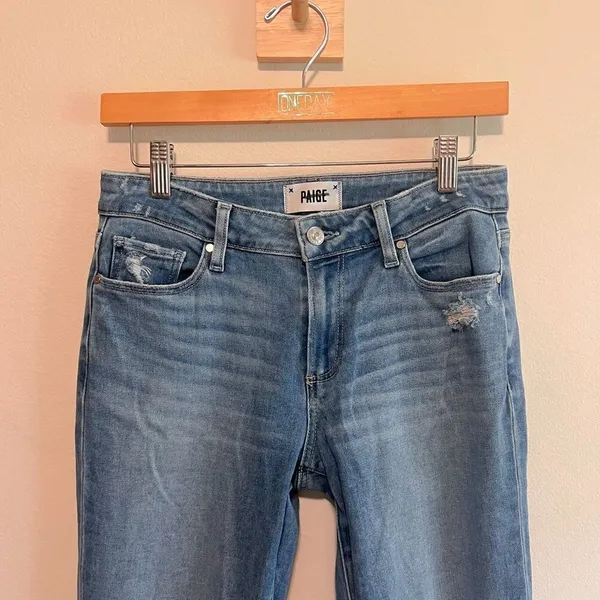 PAIGE Brigitte High Rise Relaxed Jean Size 25 - Image 4