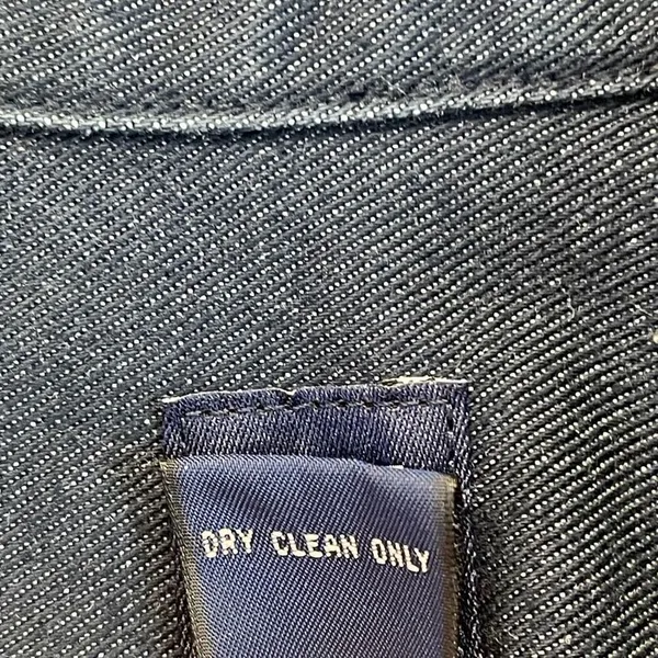 GAP‎ Jean Jacket Women's Small Indigo Denim Cotton Button Front Dark Wash Blue - Image 6