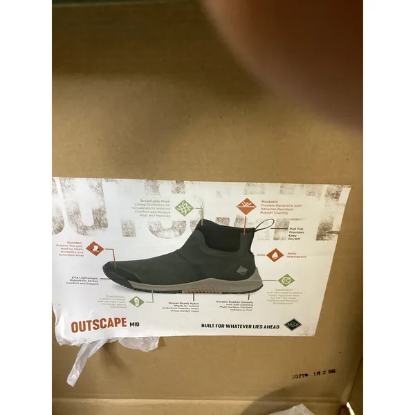 Muck Boot Company Women Outscape Chelsea Gray‎ Waterproof Boots OSCW-101 Size 10 - Image 4
