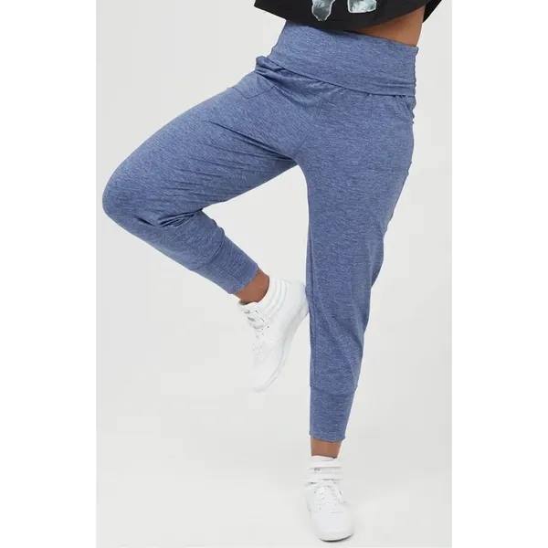 Offline by Aerie The Foldover Hugger Joggers Heather Blue Size XL - Image 3