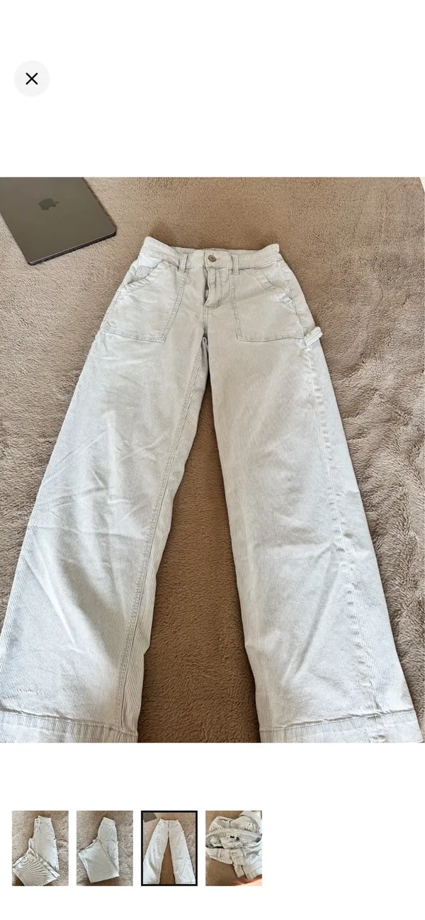 American Eagle Striped Carpenter Pants - Image 3
