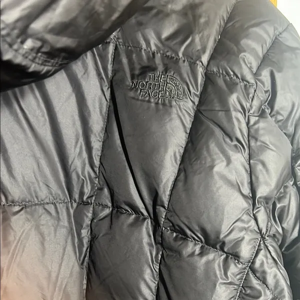 The North Face Black Long Puffer Coat - Image 8