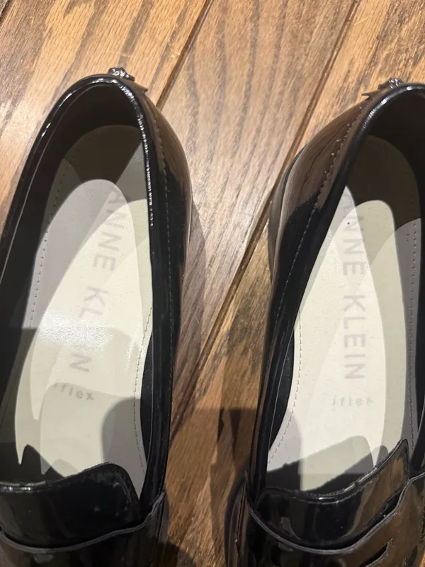 Anne Klein Patent Leather Loafers - Image 2