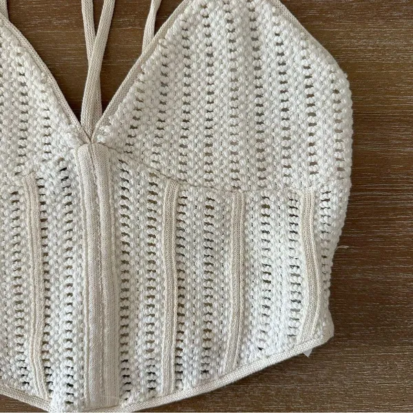 Zara Knit Crop Top Tank - Image 2