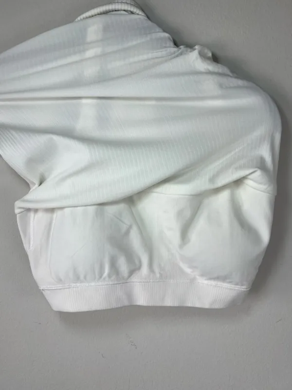 Lululemon Ebb to Street Tank Top White Ribbed Built In Bra Racerback Athletic 8 - Image 13