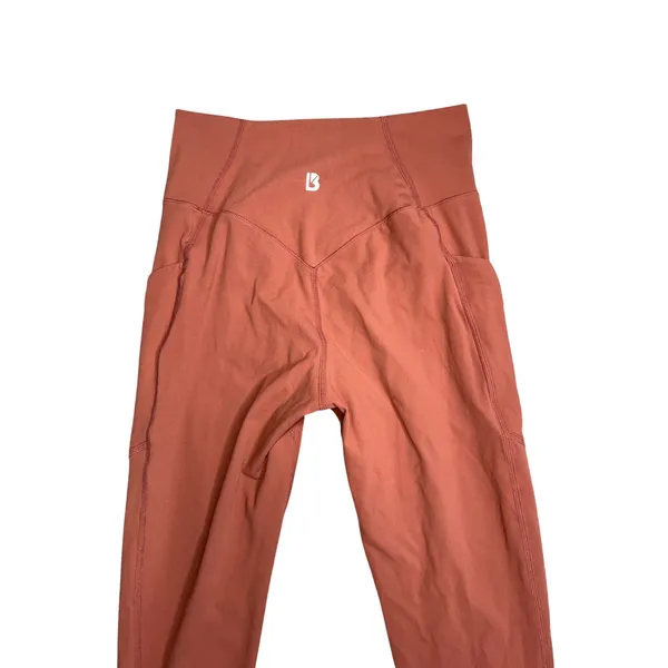 Buffbunny‎ Collection Leggings Womens Medium Rust Terracotta Excellent Pockets - Image 2
