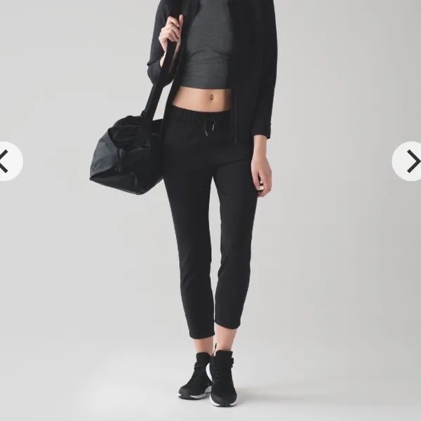 Lululemon On The Fly Luxtreme 7/8 Jogger Pant Womens 6 Black Tapered W5ALWS - Image 7