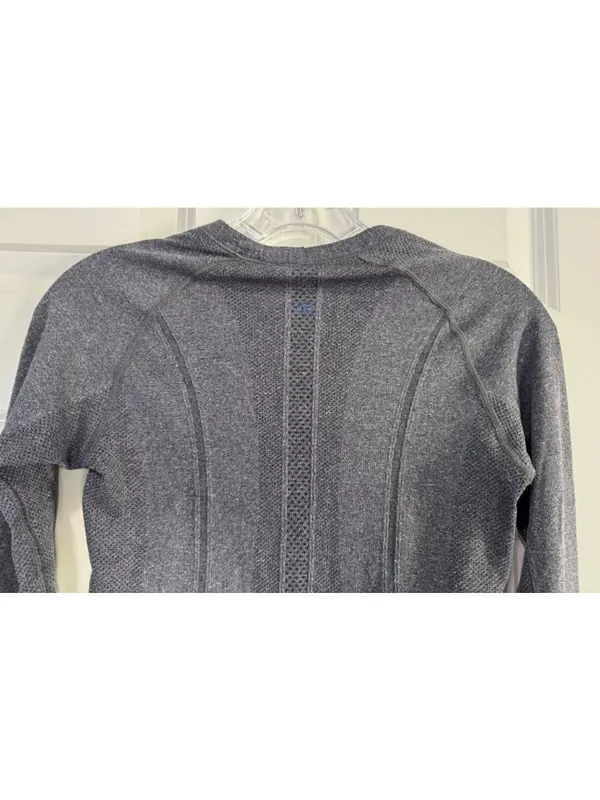 Lululemon Athletica Swiftly Tech Long Sleeve Shirt Gray Athleisure Womens 2 or 4 - Image 4