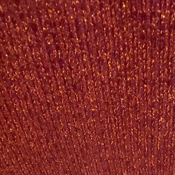 Zara‎ Cropped Turtleneck Long Sleeve Top Size Small Orange Sparkle Stretchy EUC - Image 4
