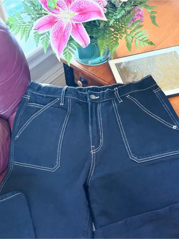 Arizona Black Women’s Jeans with Contrast size 10 short Stitching - Image 2