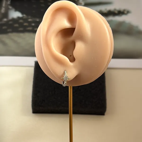 13mm Small Star Hoop Earrings for Men Women Streetwear Punk Hip Hop Unisex Earrings - Image 8