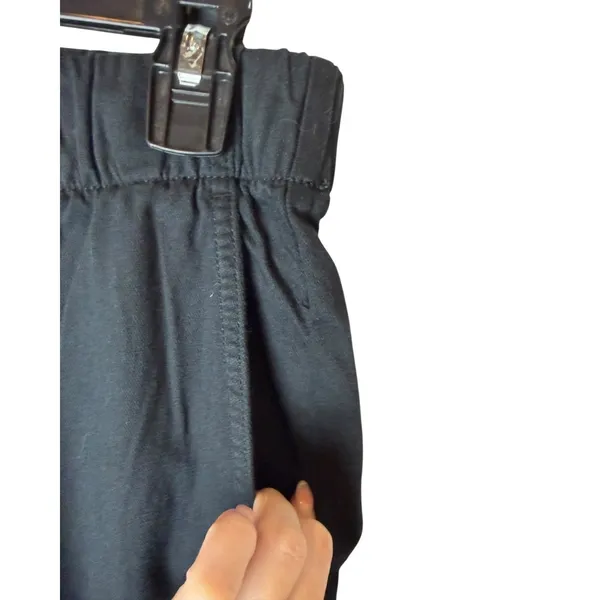 Gap Cargo Pants Women Small Black Elastic Waist Broken Twill Utility Streetwear - Image 7