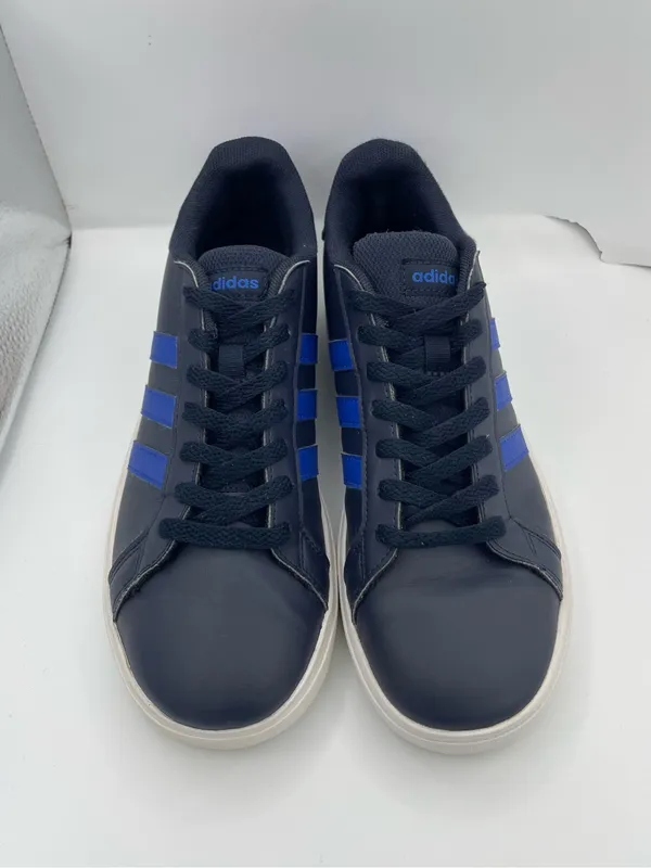 Adidas Grand Court blue lace-up unisex sneakers Size 6 - Image 11