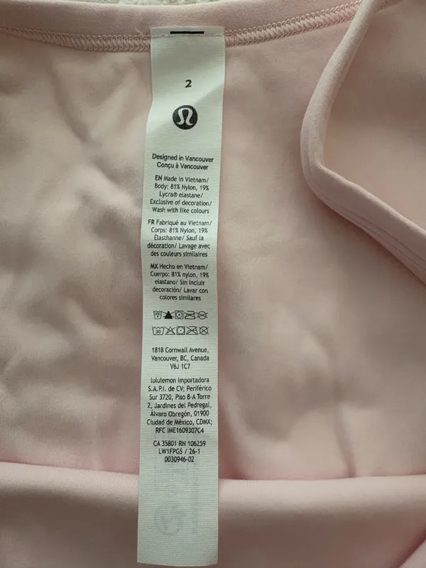 Lululemon align scoop Neck Tank Pink 2 - Image 3